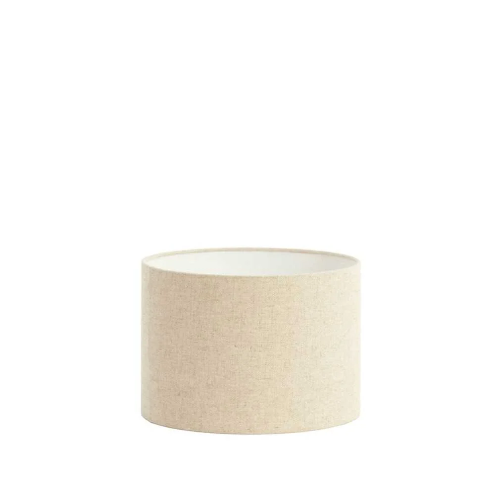 Paralume Cilindrico Livigno Ø30x21 cm – Eleganza Naturale in Tessuto Intrecciato