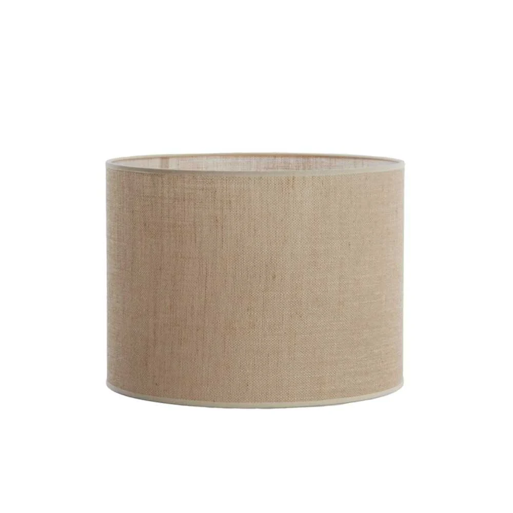 Paralume Cilindrico SENDAI in Juta Sabbia Ø40x30 cm – Eleganza Naturale per Lampade di Design