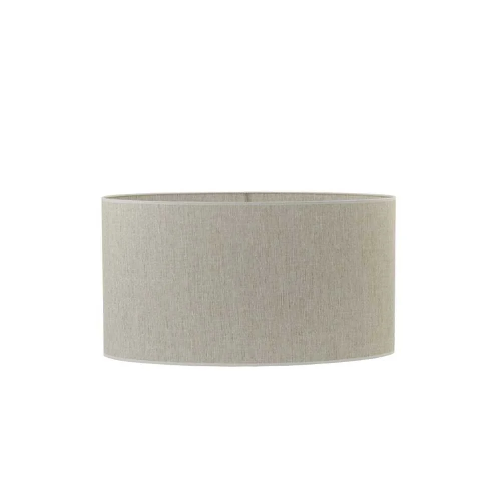 Paralume Ovale Slim BRESKA Bianco Perla 58x24x32 cm  Eleganza e luce soffusa