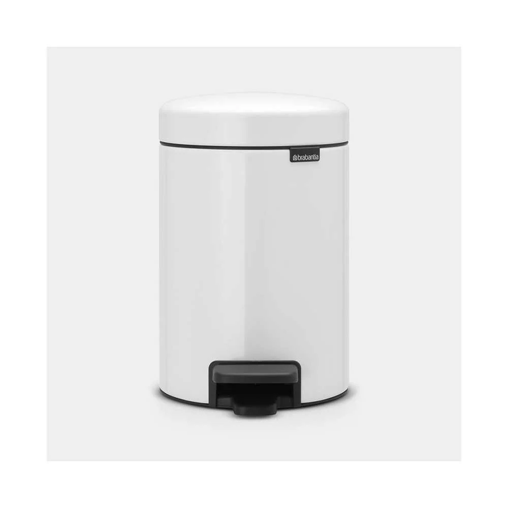 Pattumiera a Pedale Brabantia NewIcon 3L White – Minimalismo e funzionalità