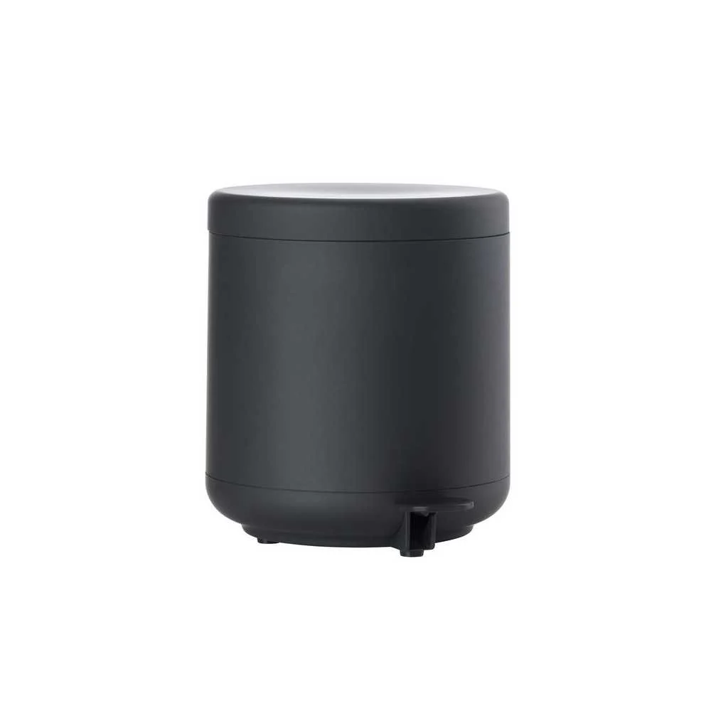 Pattumiera a pedale Ume Black 4L – Stile nordico e giapponese in nero opaco
