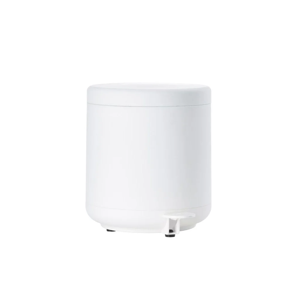 Pattumiera a pedale Ume White 3L – Eleganza funzionale in bianco puro