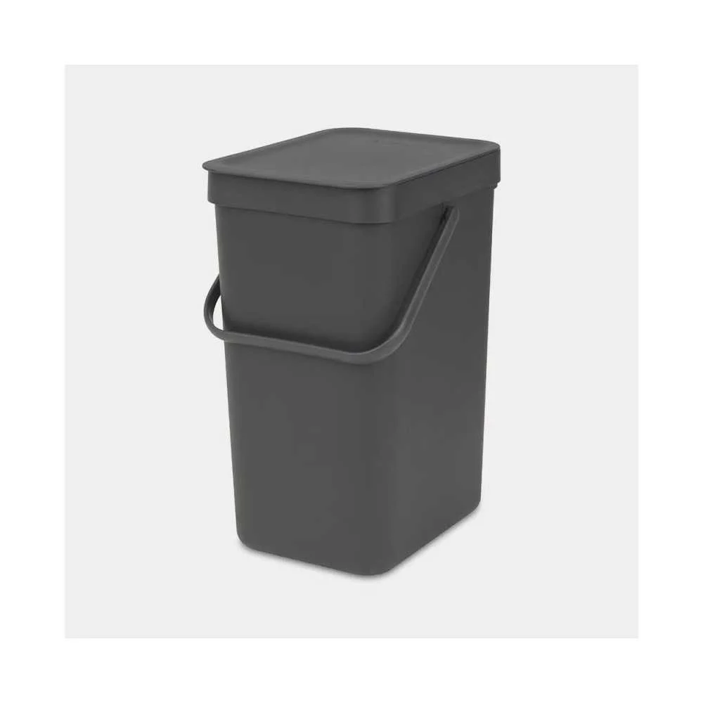 Pattumiera Brabantia Sort & Go 12L Grigio Scuro – Moderna e Versatile