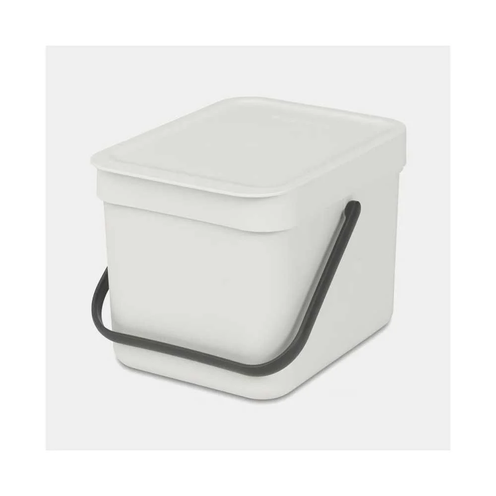 Pattumiera Sort & Go 6L Bianco Brabantia – Stile compatto e sostenibile