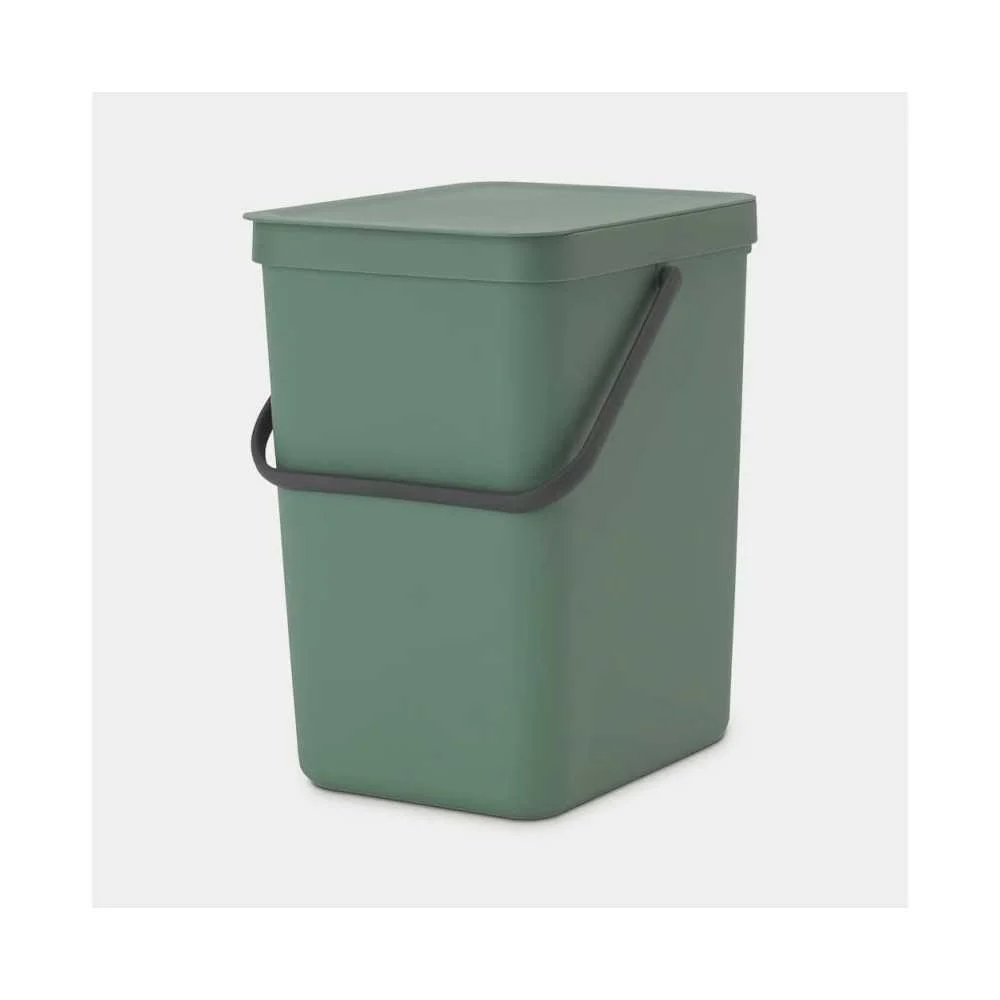 Pattumiera Sort & Go Brabantia 25L Fir Green – Capiente e Raffinata