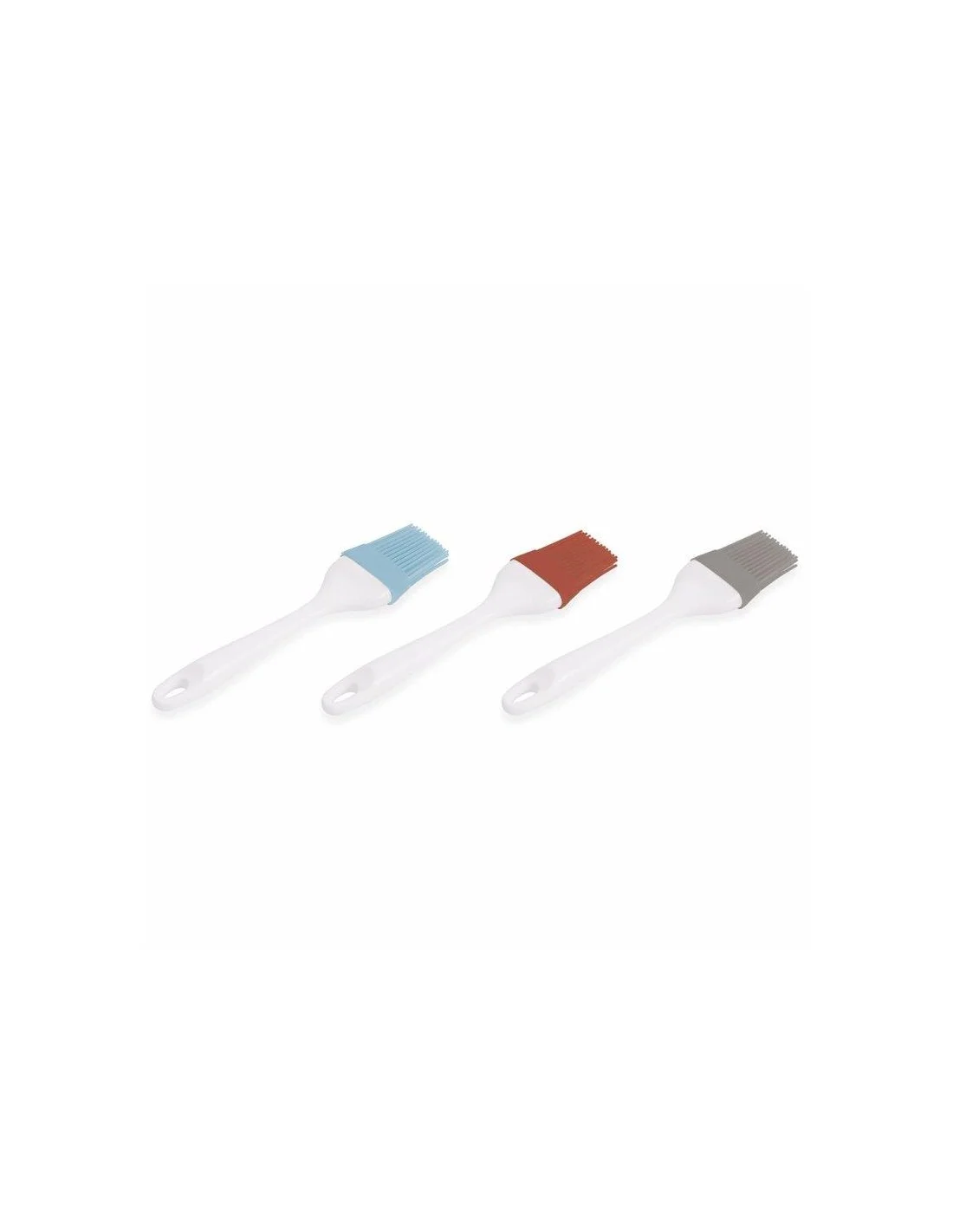 PENNELLO DOLCI SILICONE 3 COLORI ASSORTITI
