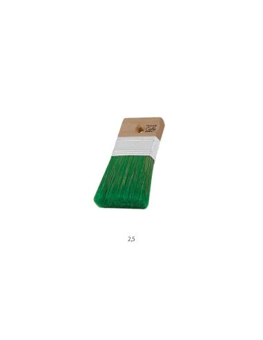 Pennello in fibra sintetica Krex verde