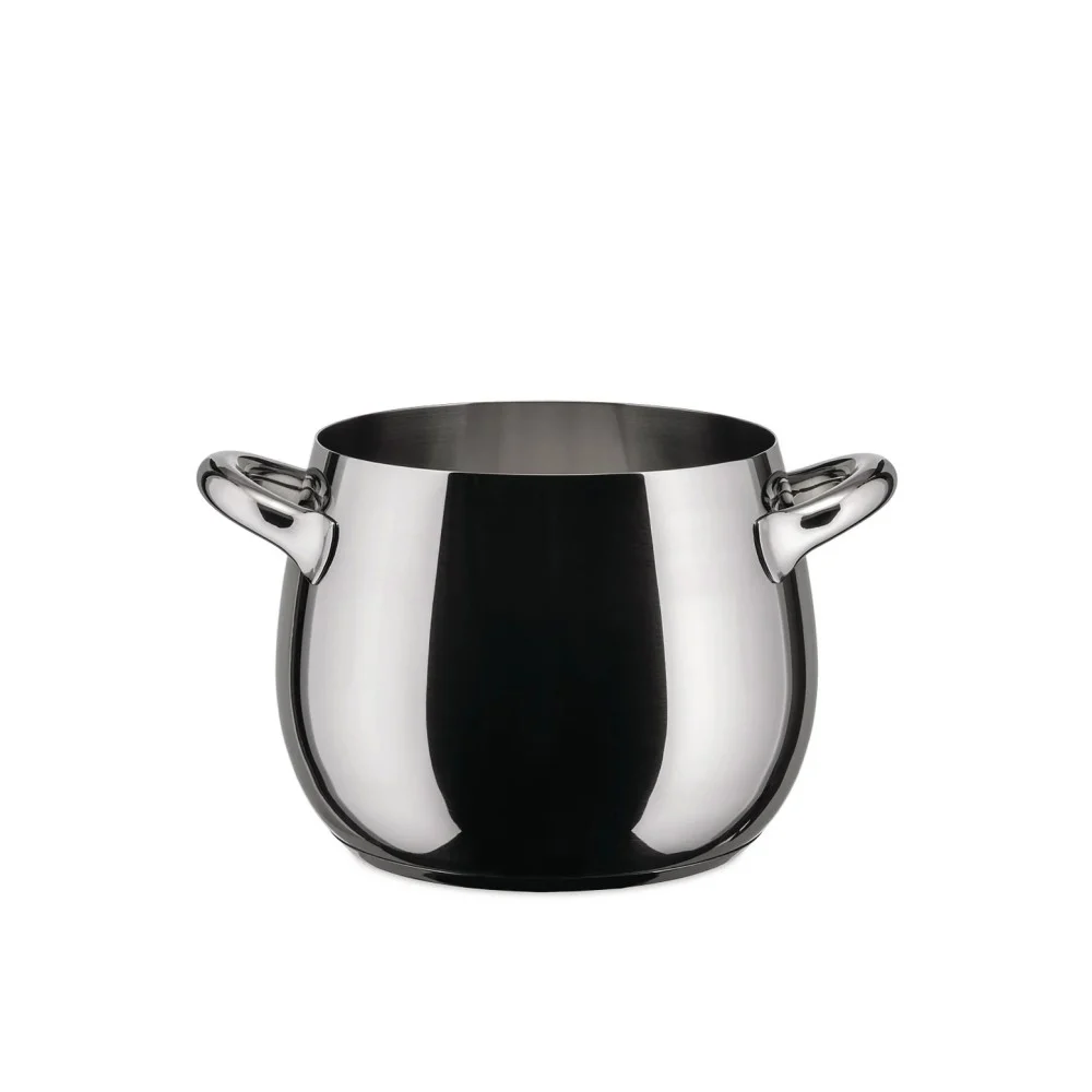 Pentola acciaio inox Mami Ø 24 cm nera Alessi