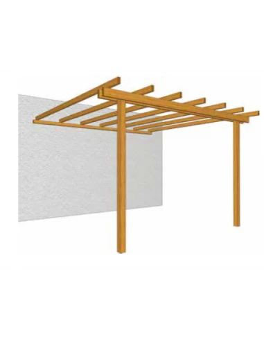 Pergola addossata