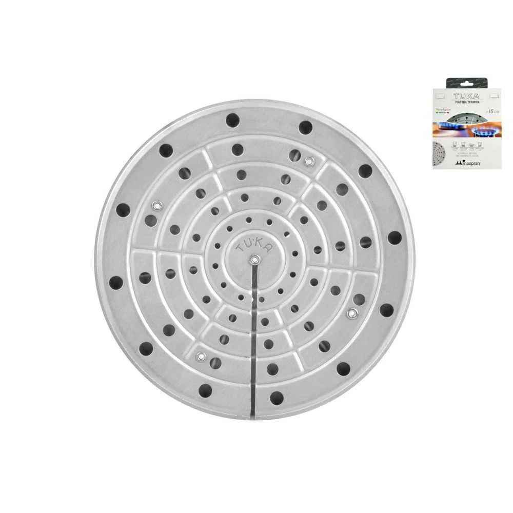 Piastra Termica Tuka in Acciaio Inox 16 cm