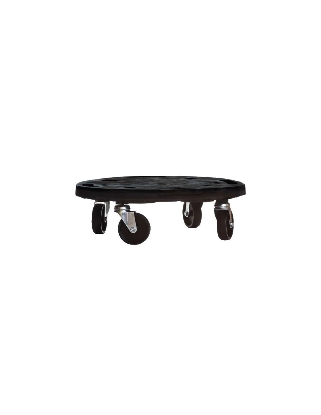 carrello pianale tondo con ruote 40cm