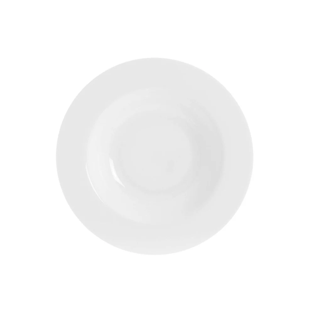 Piatto Fondo Ala in Porcellana Bone China Ø 21 cm