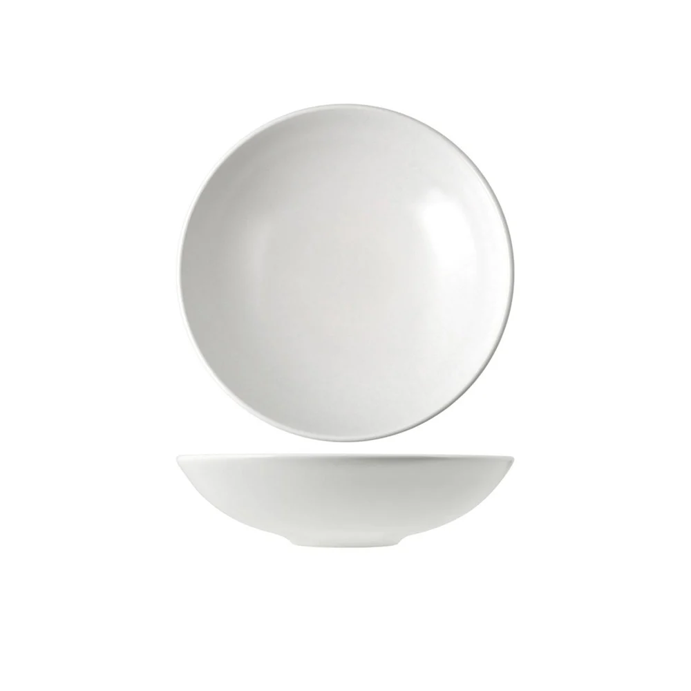 Piatto Fondo Denver in Stoneware Ø20 cm – Bianco