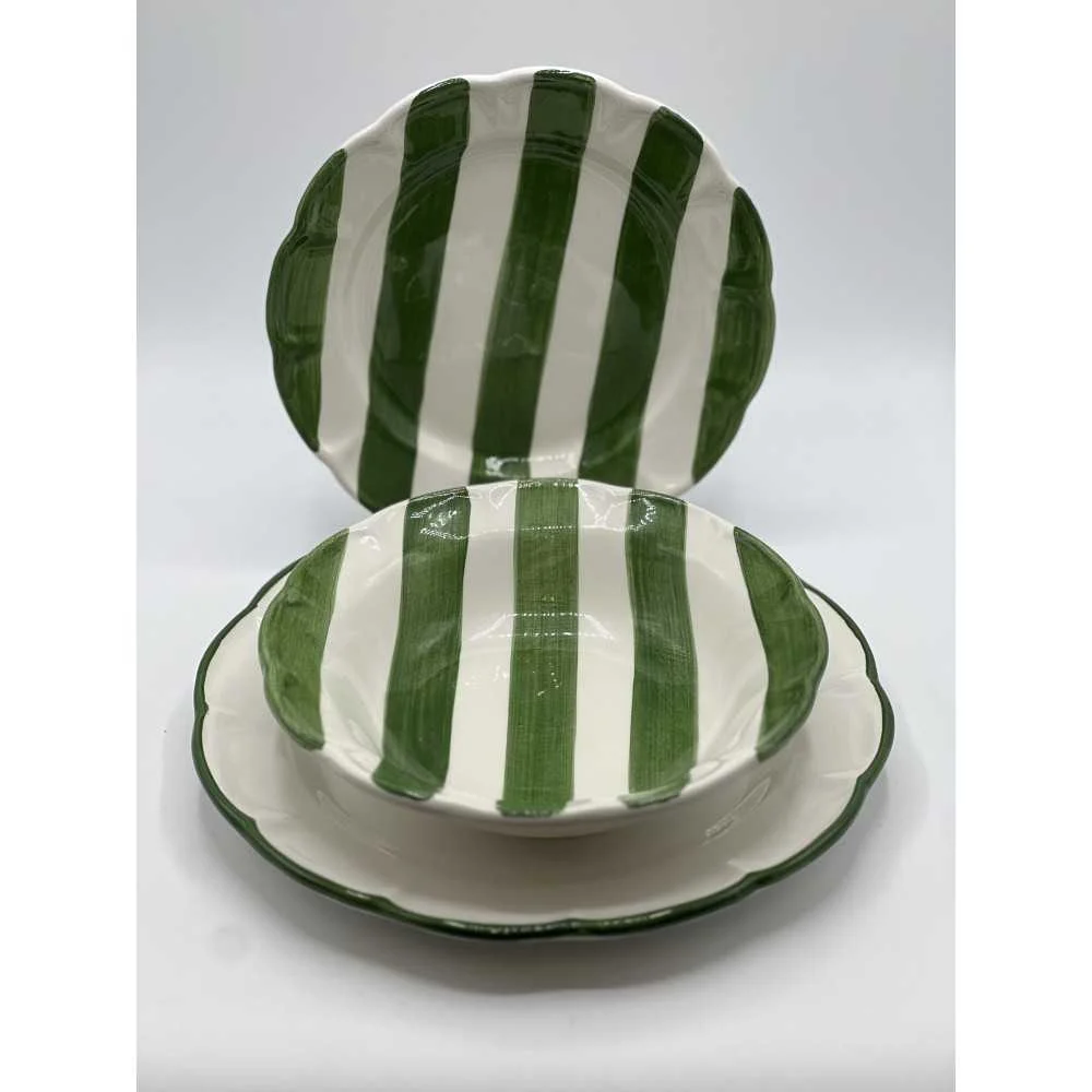 Piatto Fondo Dolce Vita in Ceramica Artigianale Ø 20 cm