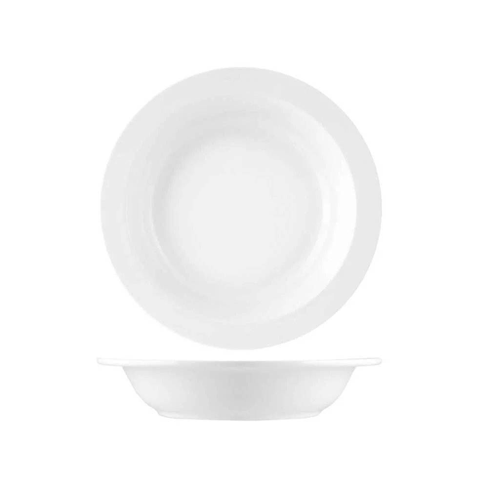 Piatto Fondo in Melamina Bianco Ø 20 cm