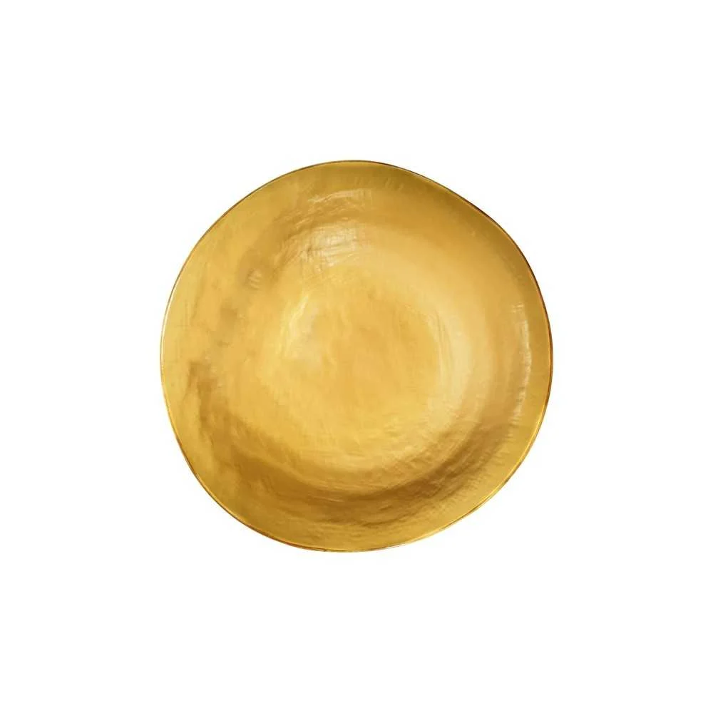 Piatto Fondo Mediterraneo Gres Giallo Ø 24 cm