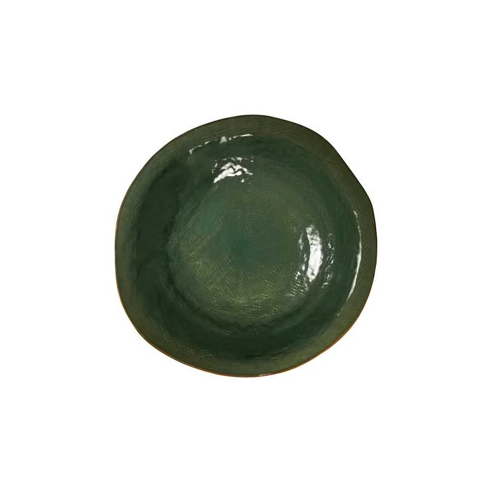 Piatto Fondo Mediterraneo Gres Verde Ø 24 cm
