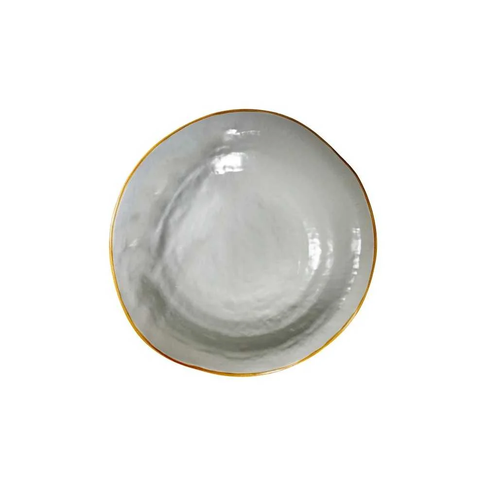 Piatto Fondo "Mediterraneo" in Gres Fango Ø 24 cm