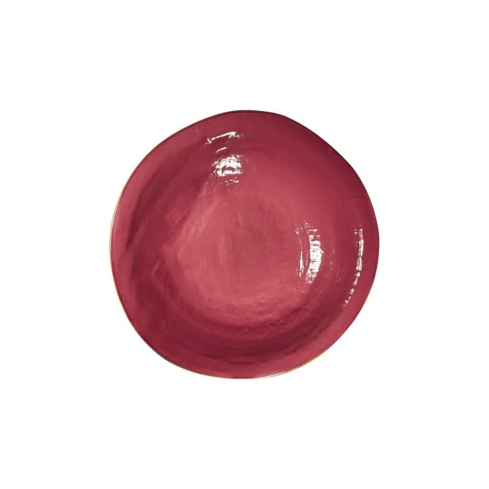 Piatto Fondo Mediterraneo Rosso Ø 24 cm