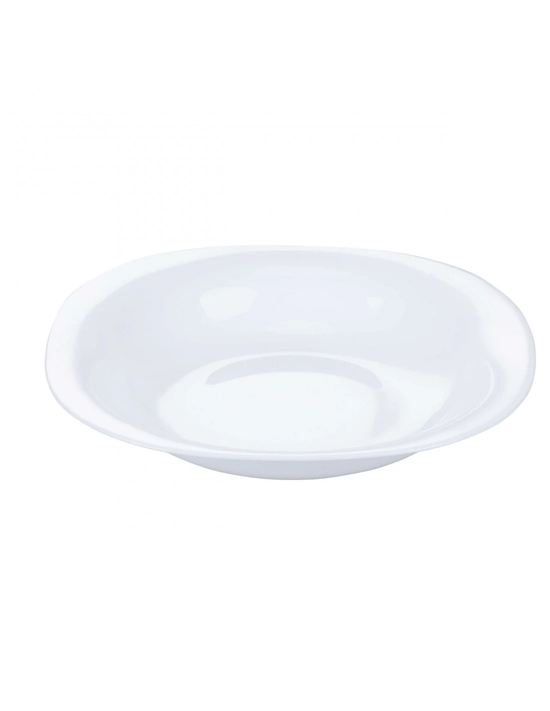 PIATTO FONDO OPALE BIANCO QUADR D23CM