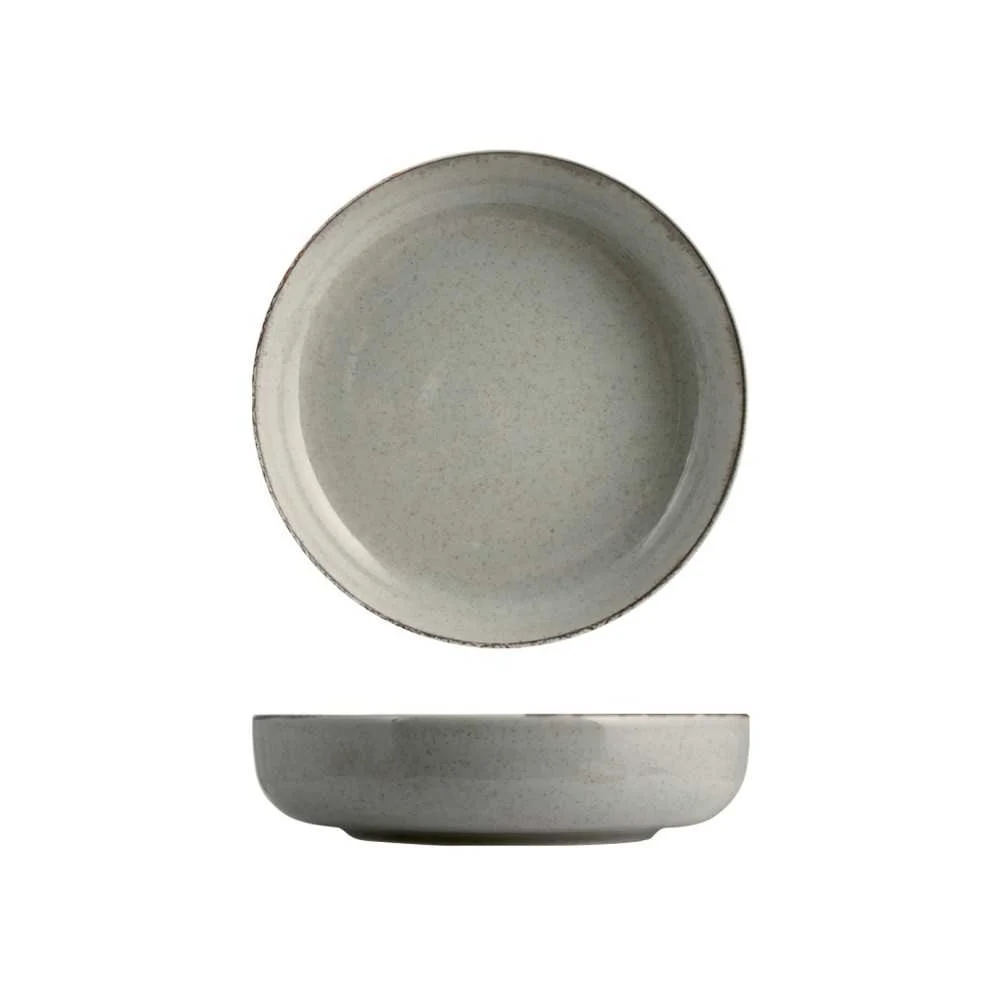 Piatto Fondo Pearl Grigio Ø 19 cm – Stile Moderno ed Elegante