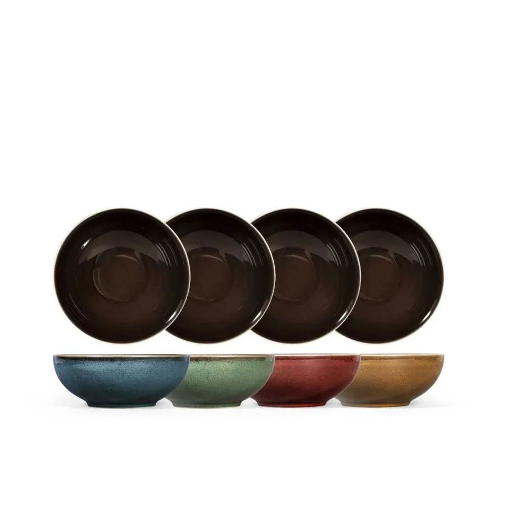 Piatto Fondo Stoneware Marrakesh 16,5 cm Stile Marocchino