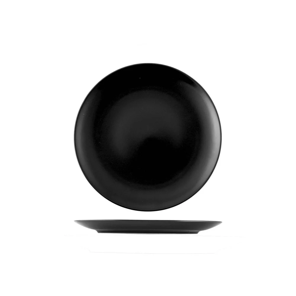 Piatto Frutta Denver in Stoneware Ø20 cm – Nero