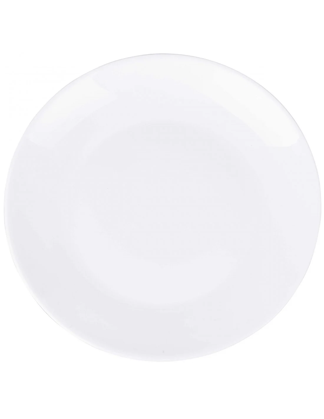 PIATTO FRUTTA OPALE BIANCO TONDO D19CM