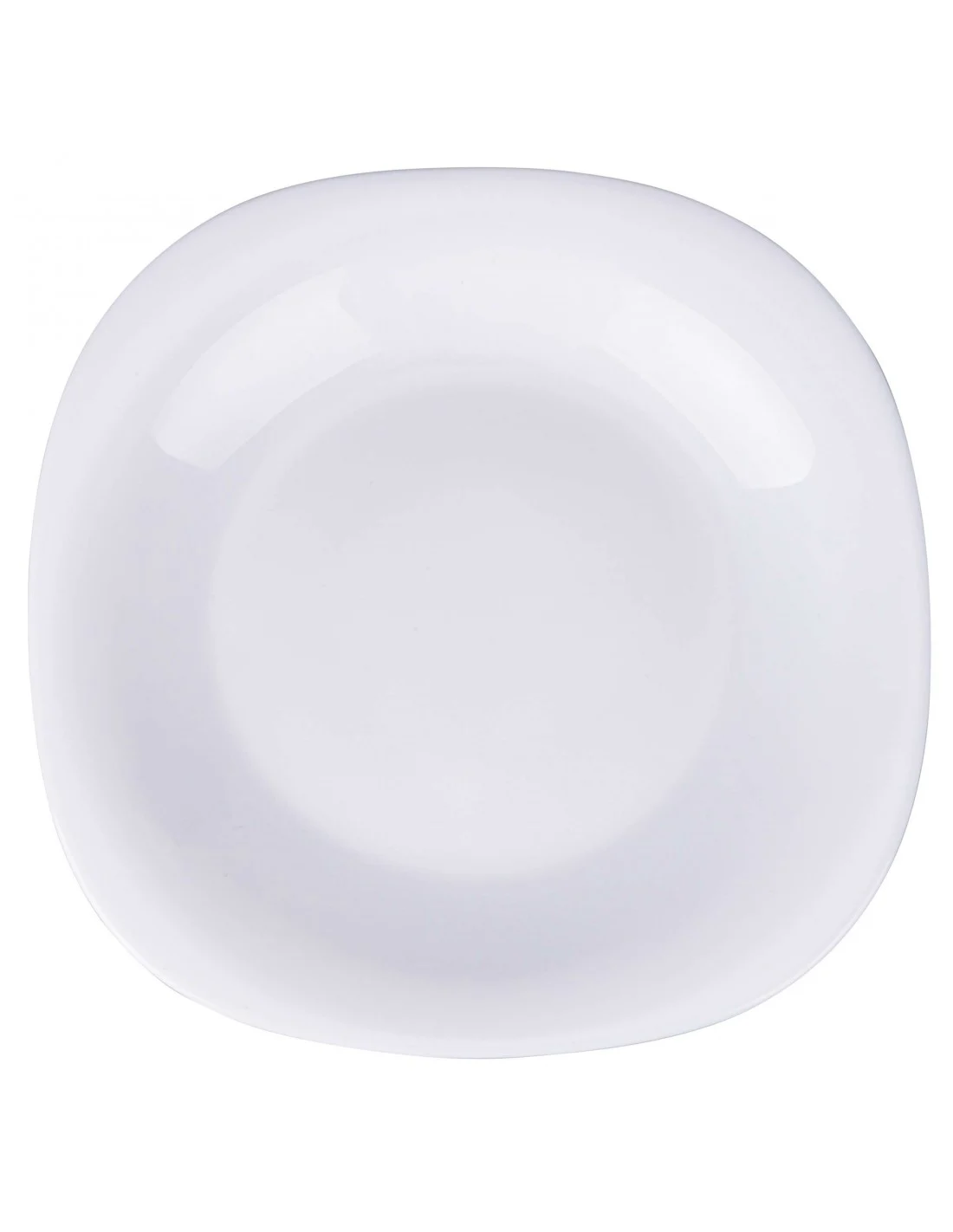 PIATTO FRUTTA OPALE BIANCO QUADR D20 CM