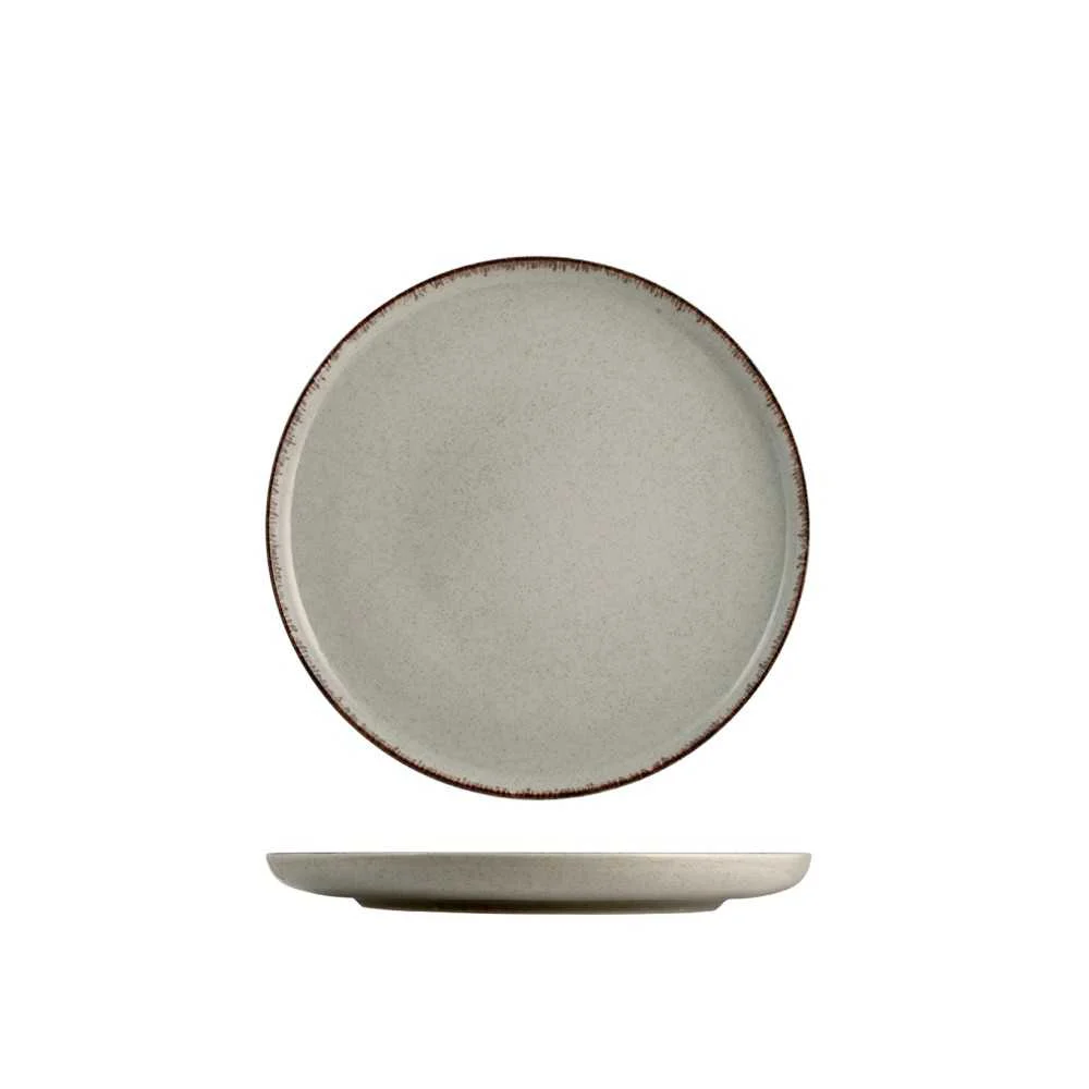 Piatto Frutta Pearl Grigio Ø 19 cm – Eleganza Quotidiana in Grigio Perla