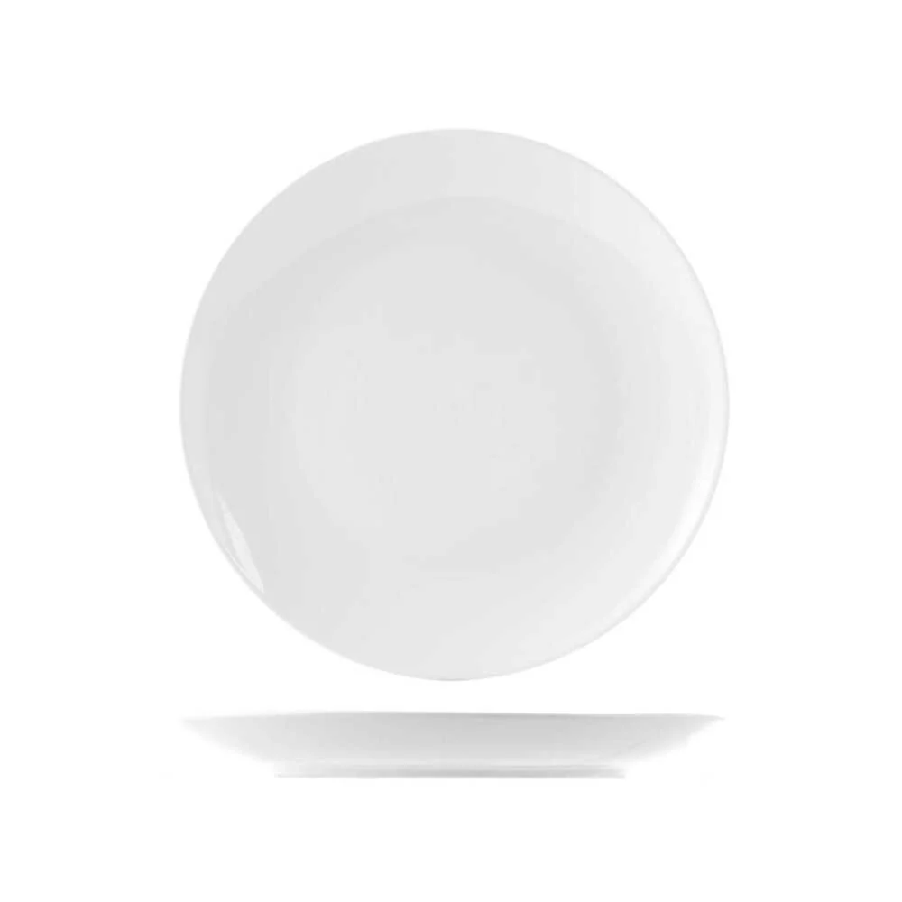 Piatto in Porcellana Bianca Ø 30 cm