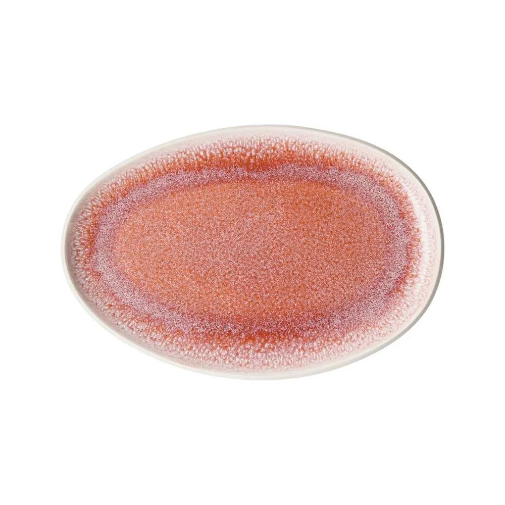 Piatto ovale 28 cm in grès rosa – Rosenthal Junto