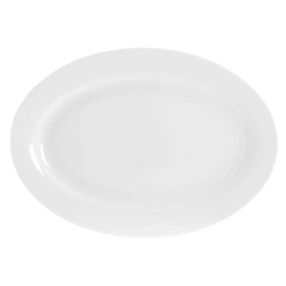 Piatto Ovale "Ala" Bone China 32 cm