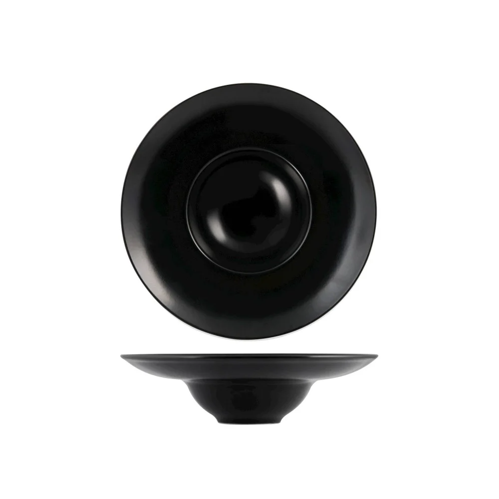 Piatto Pasta Denver in Stoneware Ø24 cm – Nero
