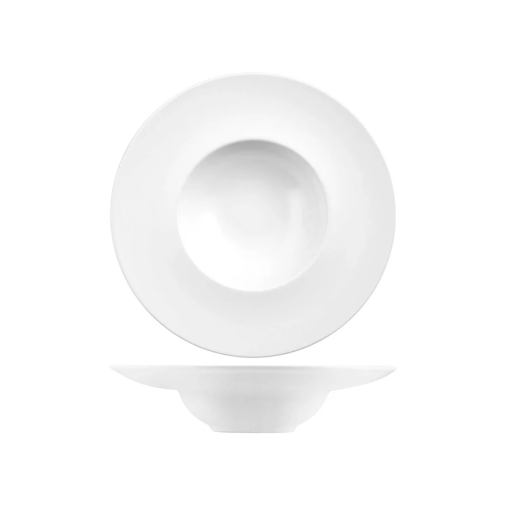 Piatto Pasta Denver in Stoneware Ø28 cm – Bianco