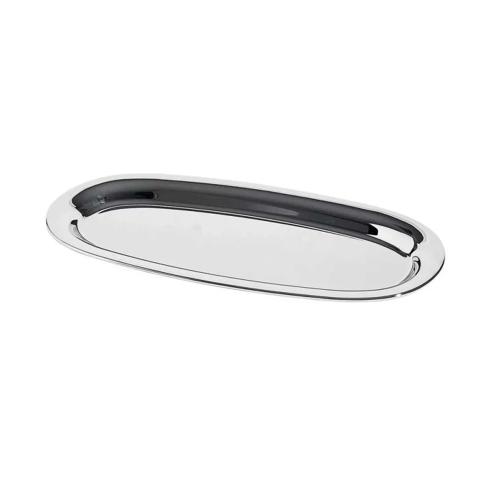 Piatto Pesce Acciaio Inox 56x25 cm “JM20” Alessi – Presentazione di Stile