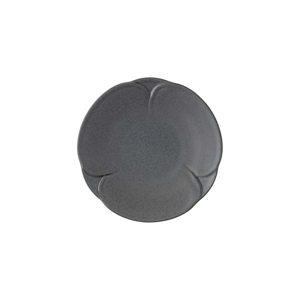 Piatto Piano "Bloom Lava" Ø 18 cm: Stile Compatto e Raffinato