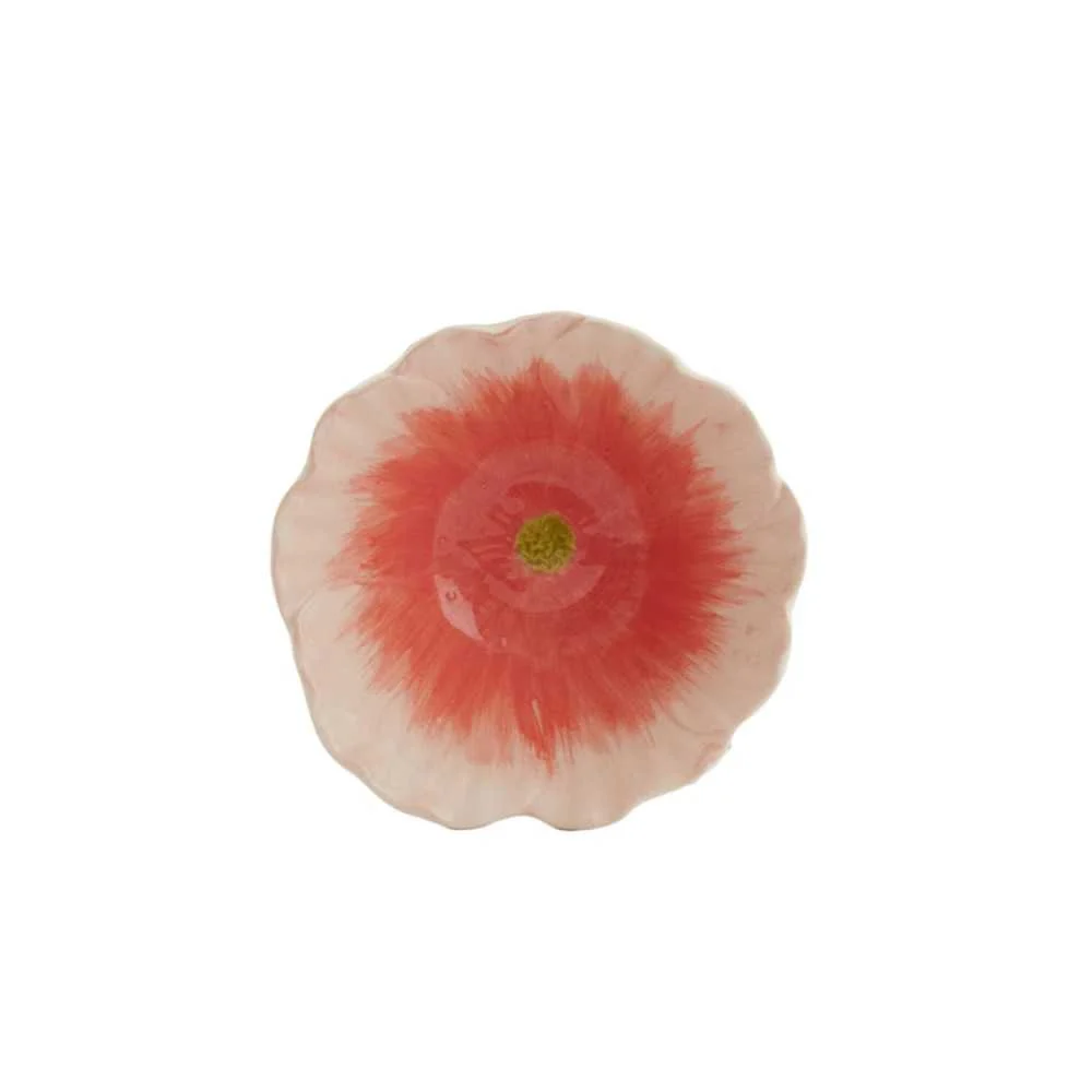 Piatto Piano CASALI Ceramica Rosa Scuro Ø21,5x2,5 cm di Light & Living