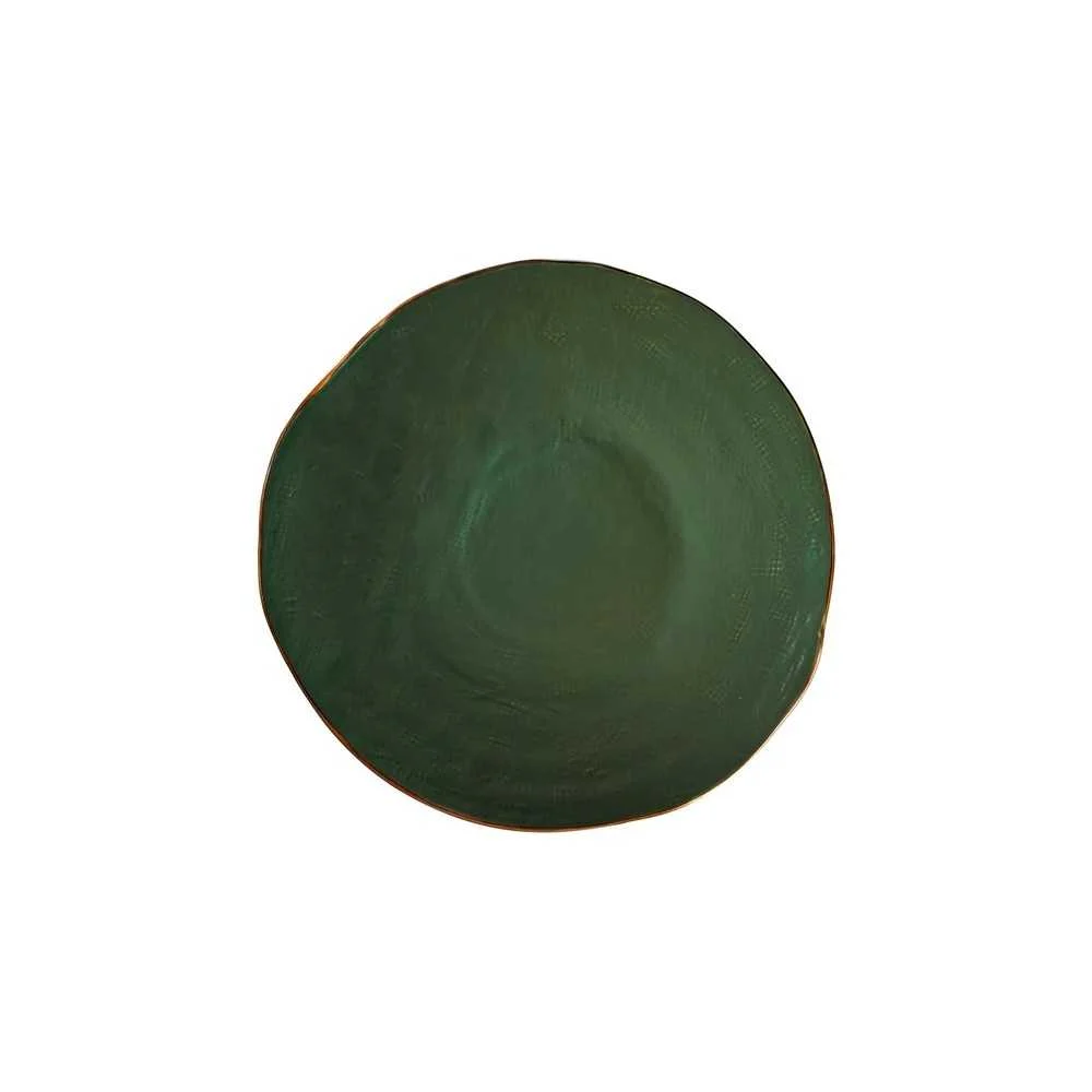 Piatto Piano Mediterraneo Verde Ø 28 cm