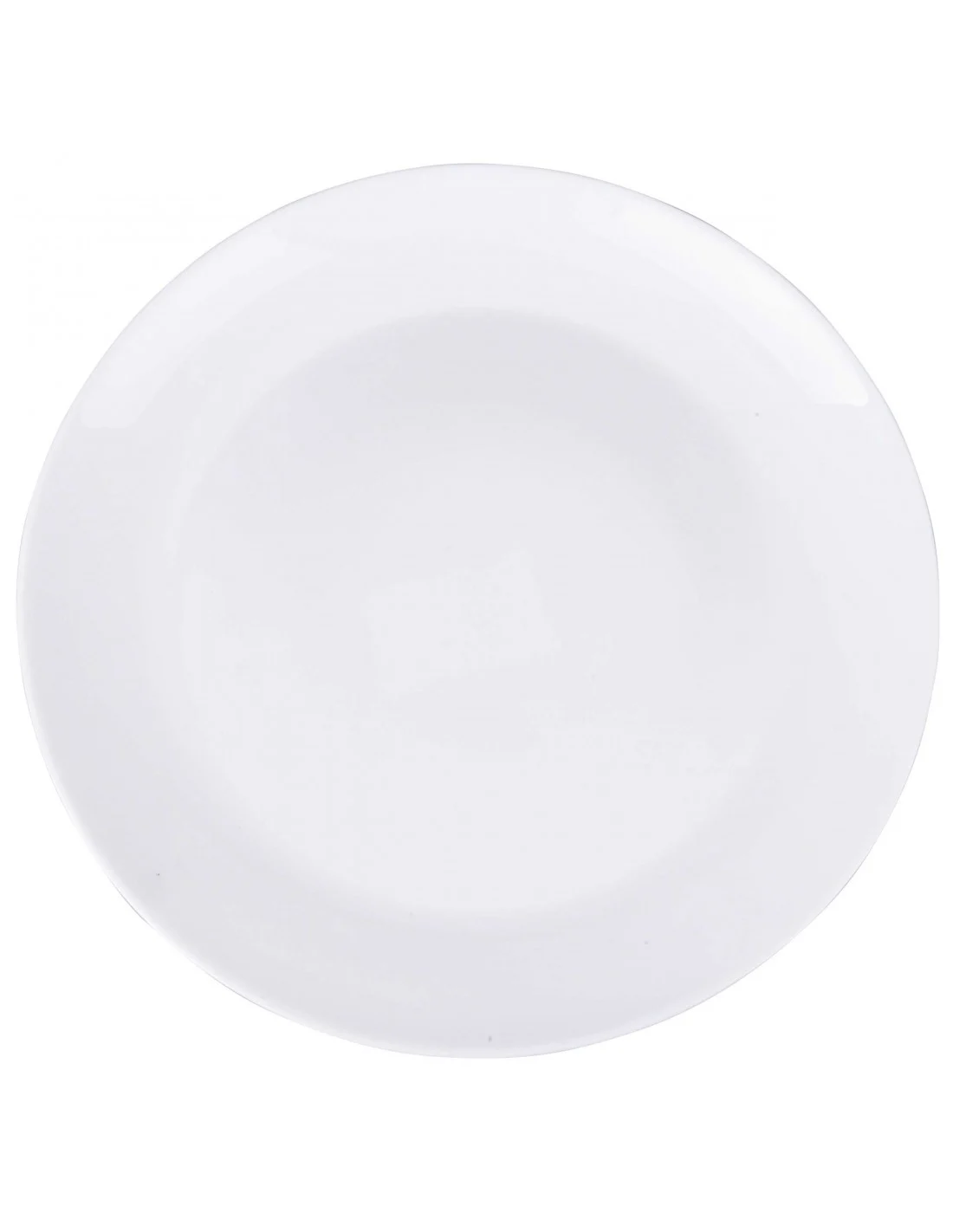 PIATTO PIANO OPALE BIANCO TONDO D26,5CM