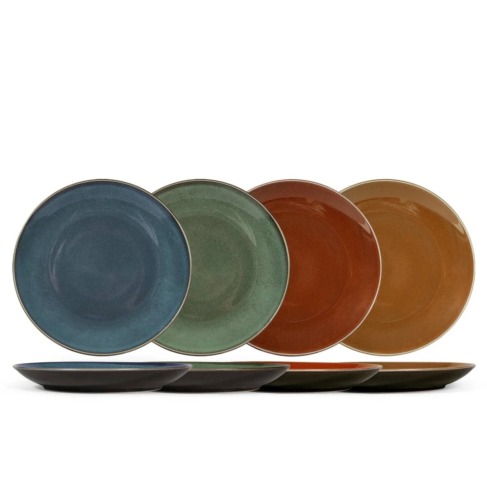 Piatto Piano Stoneware Marrakesh 26 cm Eleganza Etnica