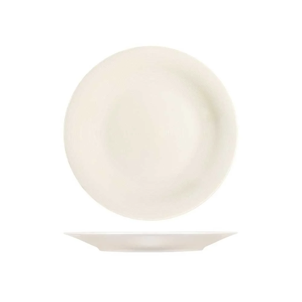 Piatto Tondo Charme Porcellana Avorio Ø 31 cm – Presentazione Gourmet