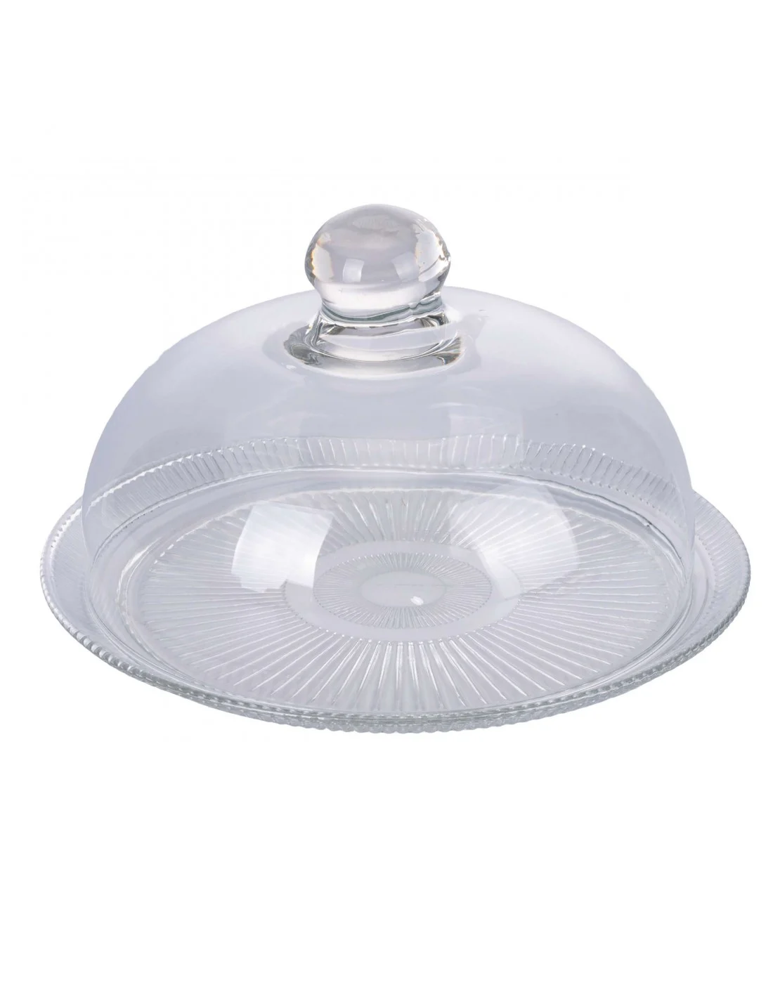 PIATTO TORTA CON CAMPANA 30 CM SET 2 PZ