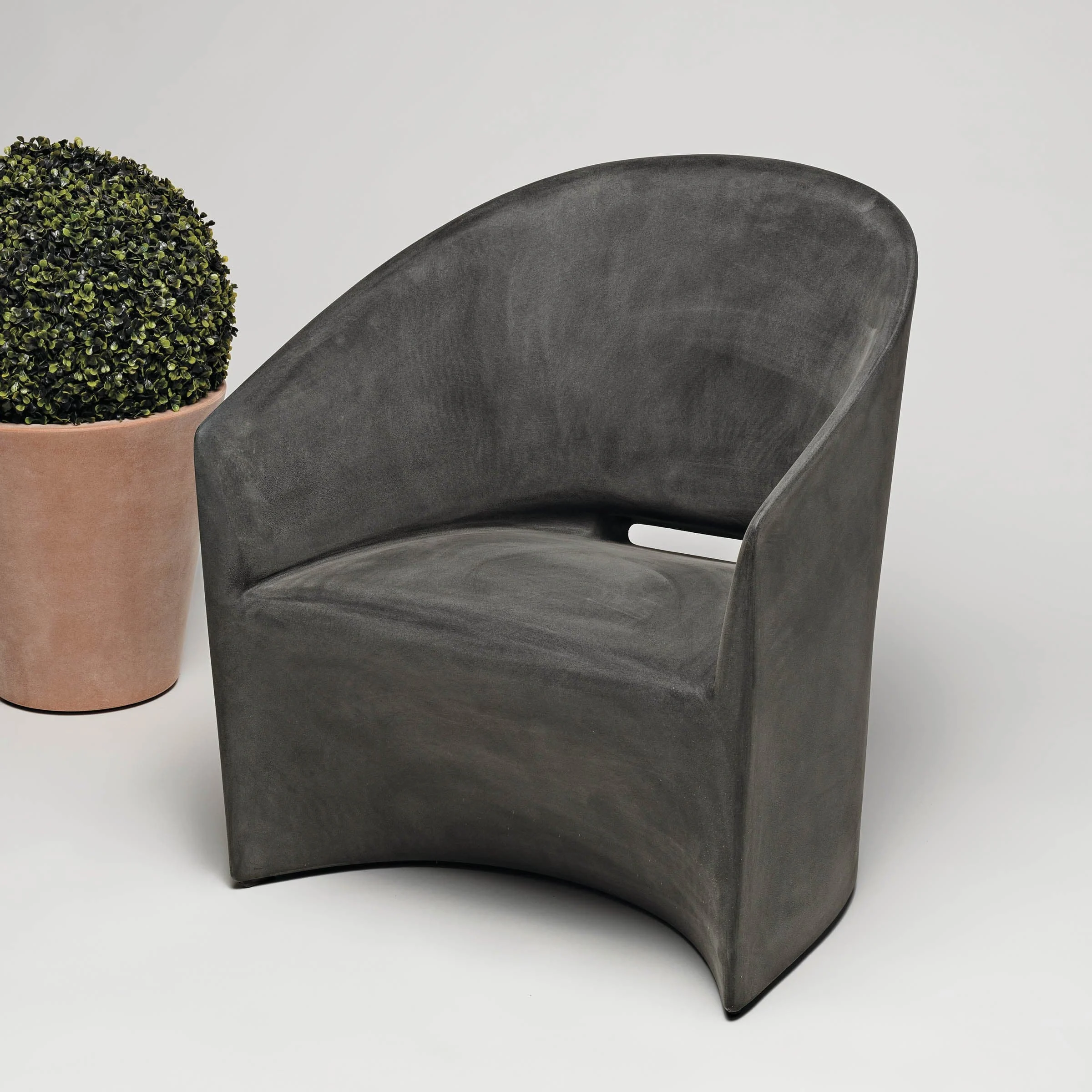 Poltrona PINE BEACH Moleskin di Christophe Pillet per Serralunga