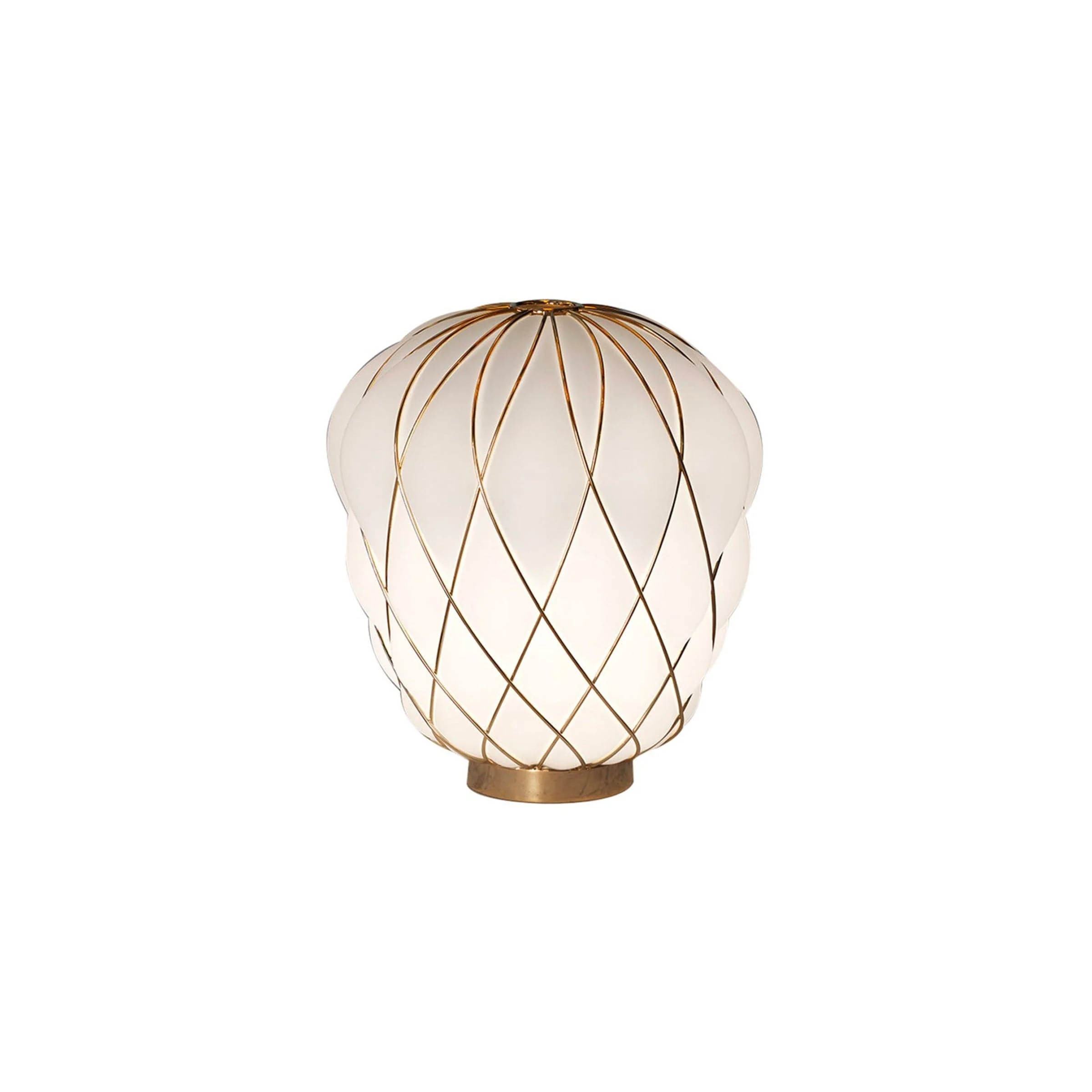 Lampada da Tavolo PINECONE Medium Oro di Paola Navone per FontanaArte