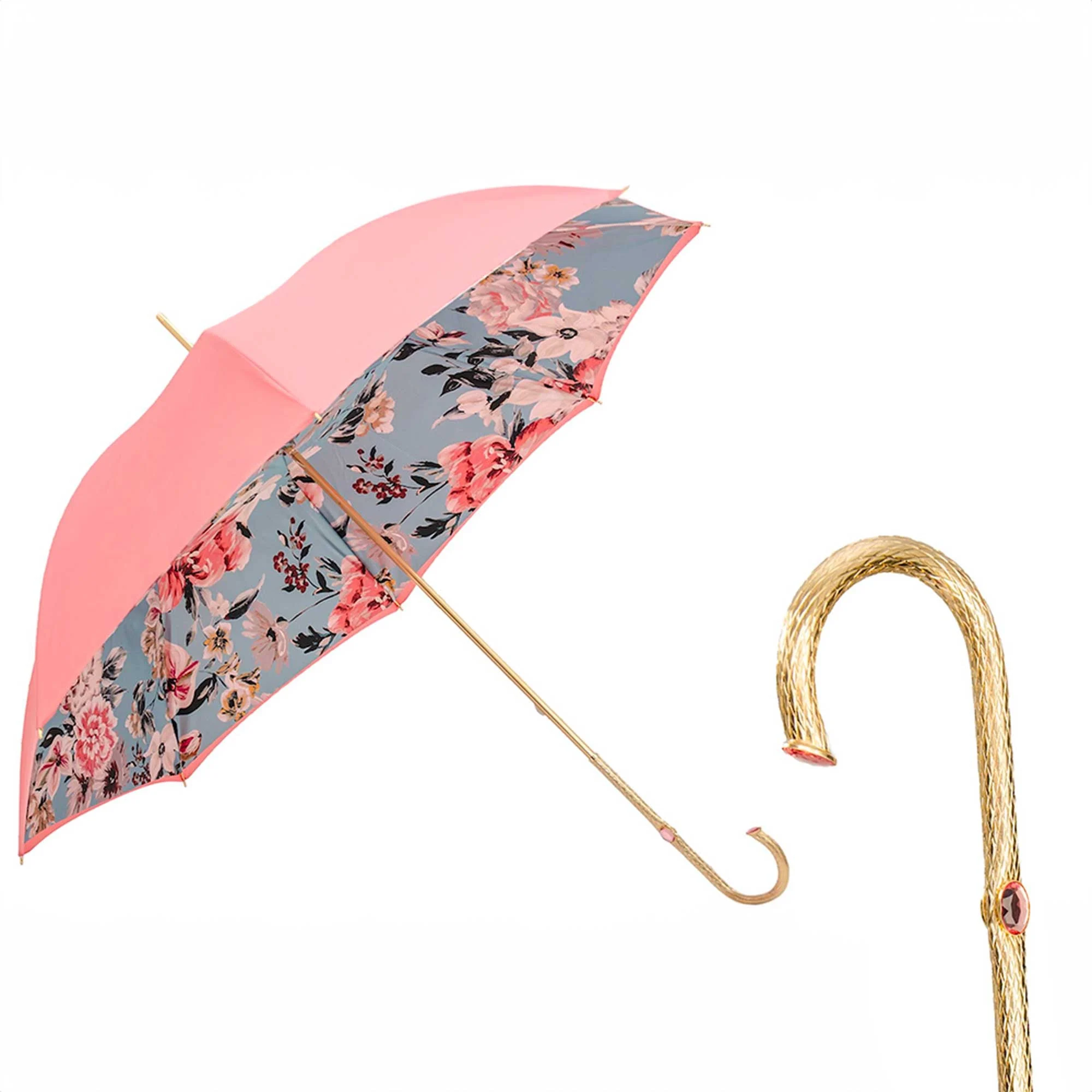 Ombrello PINK WITH FLOWER di Pasotti