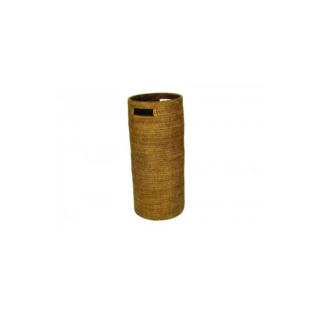 Porta Ombrelli Rattan Scuro Raffinato