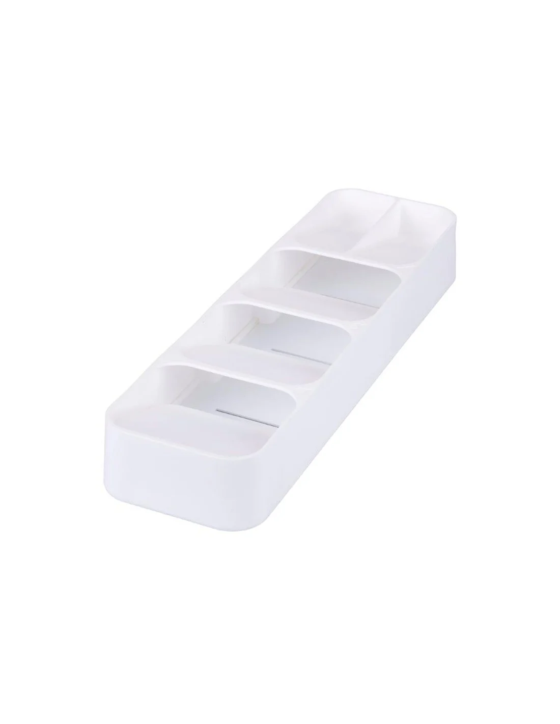 PORTA POSATE ORGANIZER DA CASSETTO BIANCO 5 SPAZI
