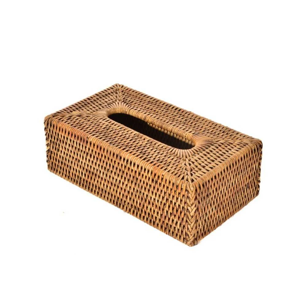 Porta Salviette in Rattan Design Elegante