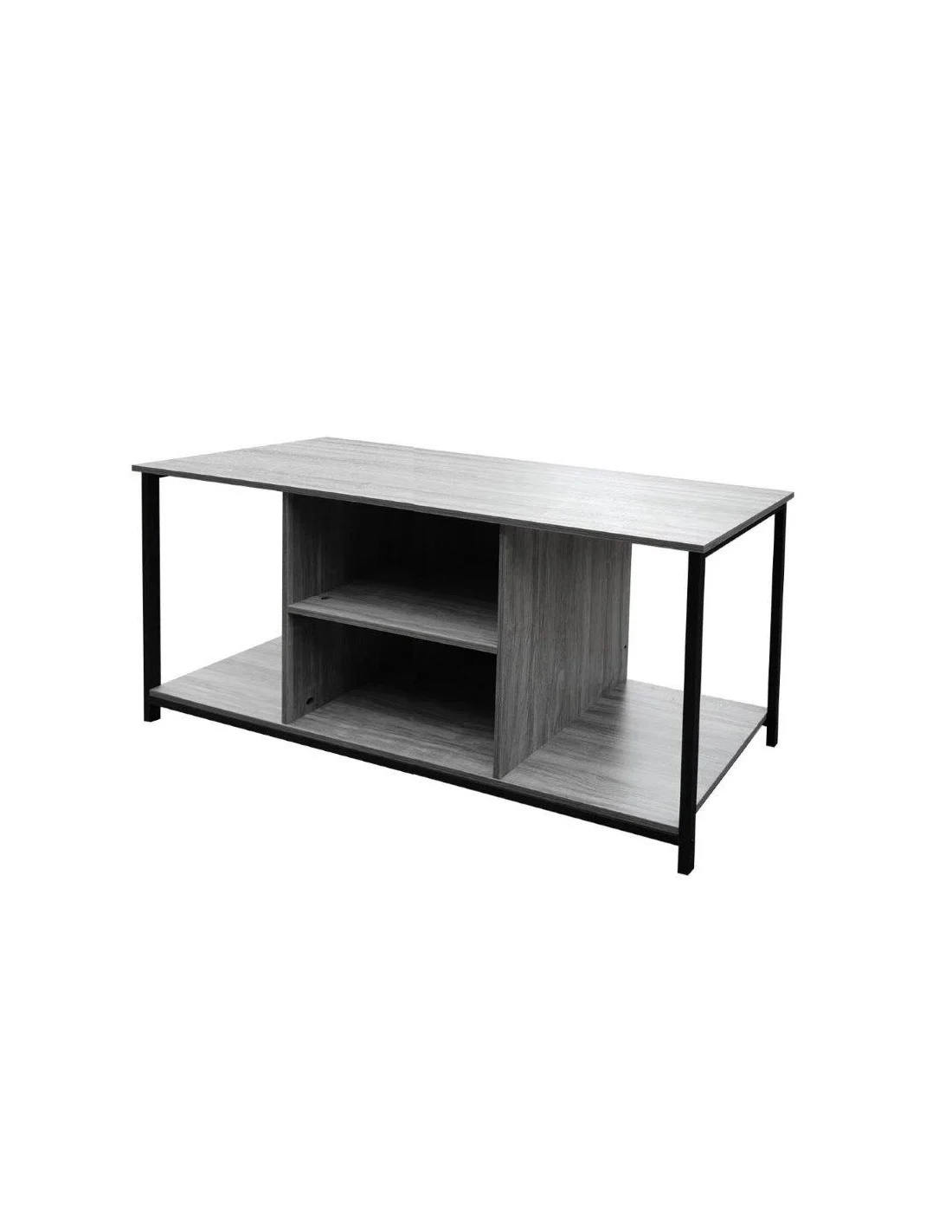 MOBILE PORTA TV INDUSTRIAL 120X40X65H GRIGIO